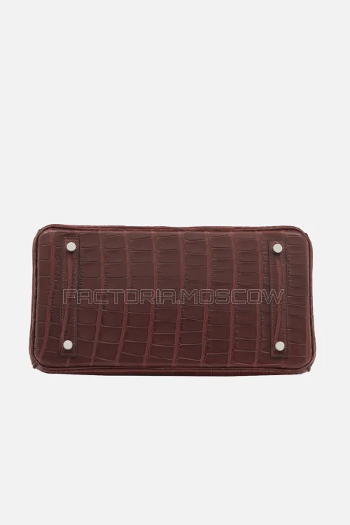 Hermes Birkin 30 Matte Alligator Bordeaux PHW
