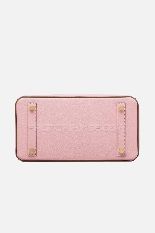 Hermes HSS Birkin 25 Chevre Rose Sakura/Etoupe GHW