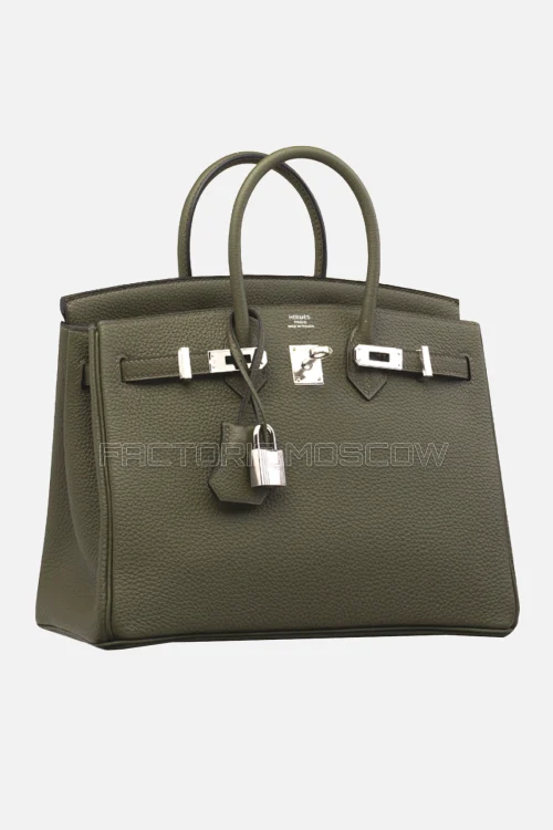 Hermes Birkin 25 Togo Vert Olive PHW