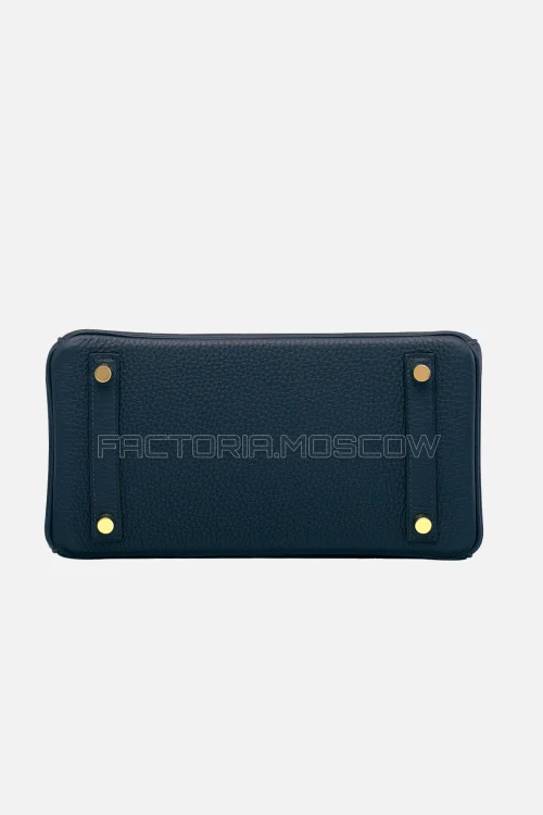 Hermes Birkin 25 Clemence Bleu De Malte GHW
