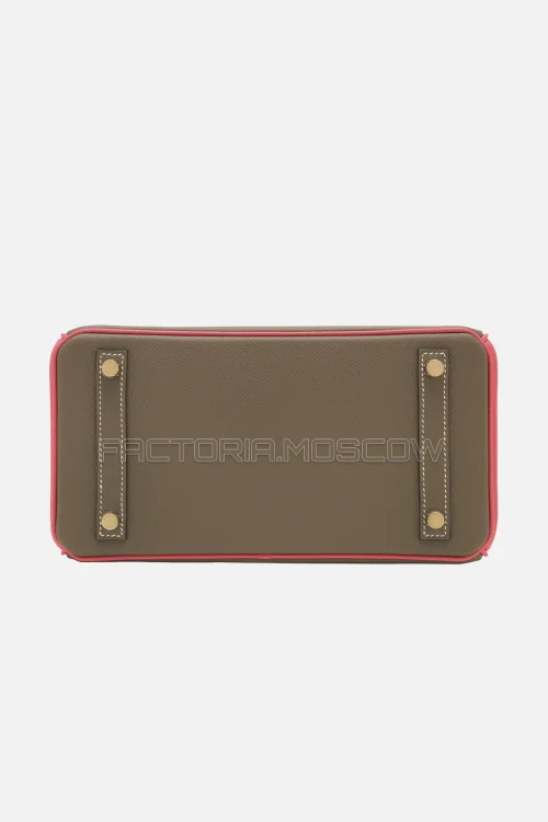 Hermes HSS Birkin 25 Epsom Etoupe/Rose Azalee GHW