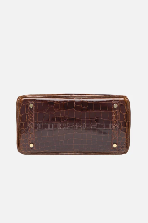 Hermes Birkin 30 Shiny Miel Niloticus Crocodile GHW