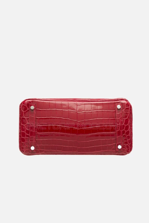 Hermes Birkin 30 Shiny Braise Niloticus Crocodile PHW