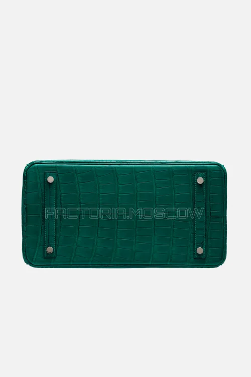 Hermes Birkin 30 Matte Malachite Alligator PHW