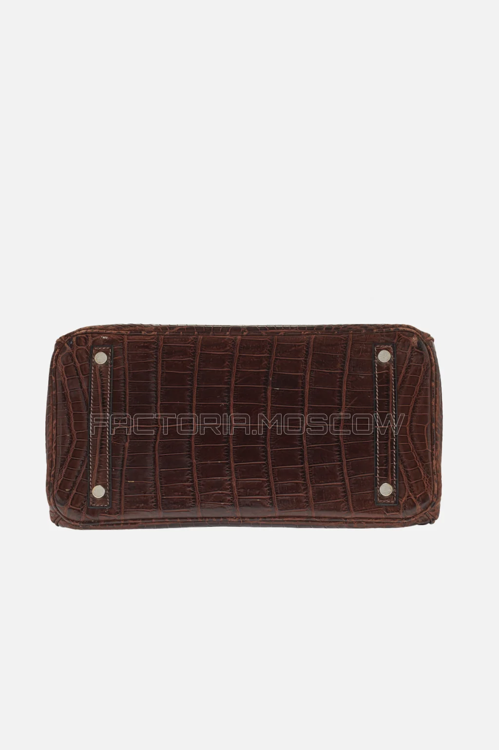 Hermes Birkin 30 Matte Marron Fonce Niloticus Crocodile PHW