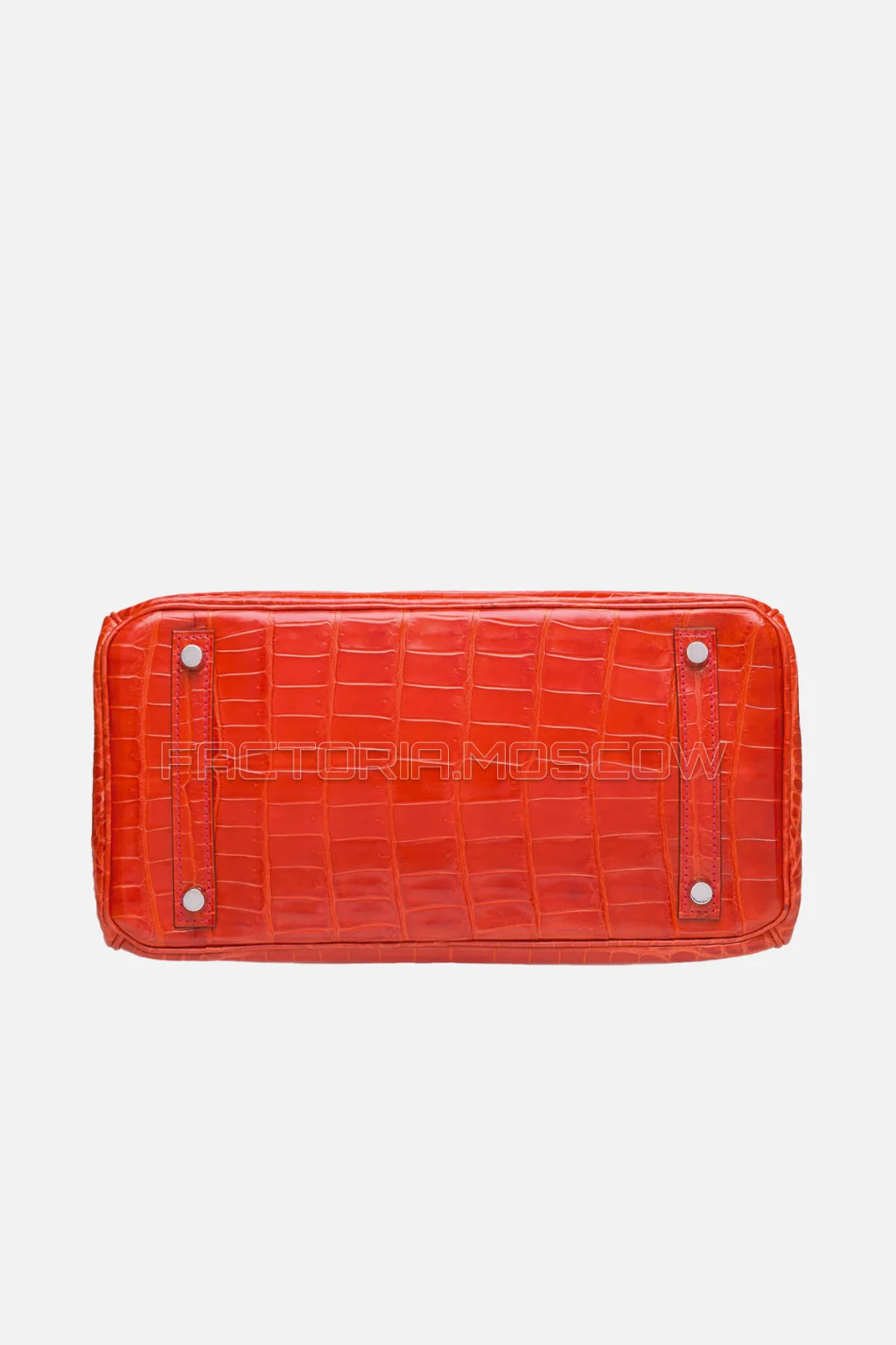 Hermes Birkin 30 Shiny Geranium Niloticus Crocodile PHW