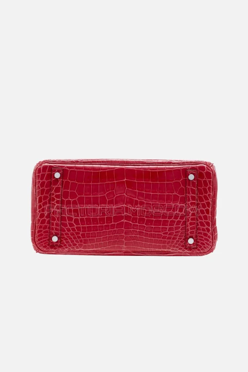 Hermes Birkin 30 Shiny Bougainvillier Niloticus PHW