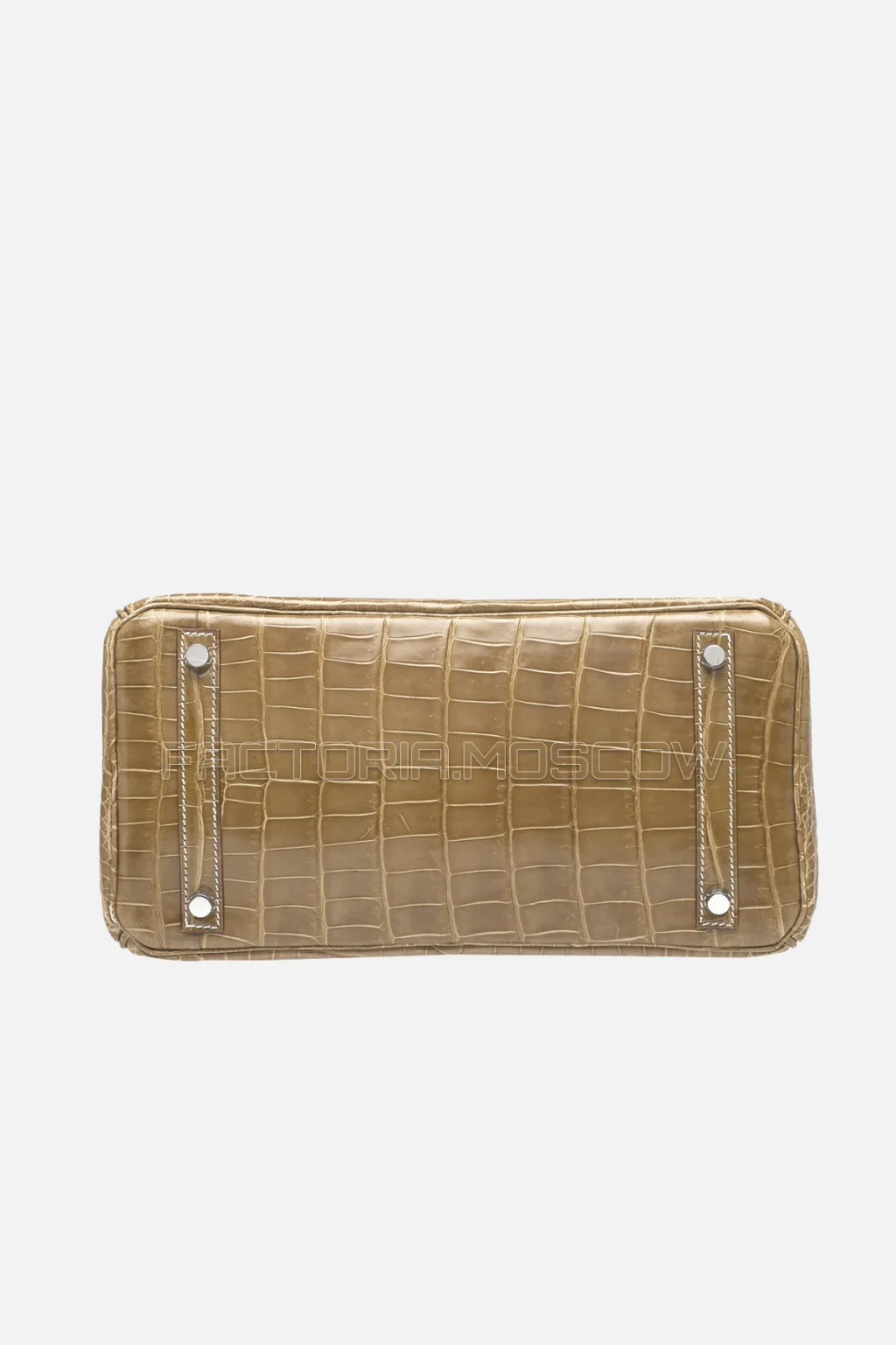 Hermes Birkin 30 Shiny Ficelle Niloticus Crocodile PHW