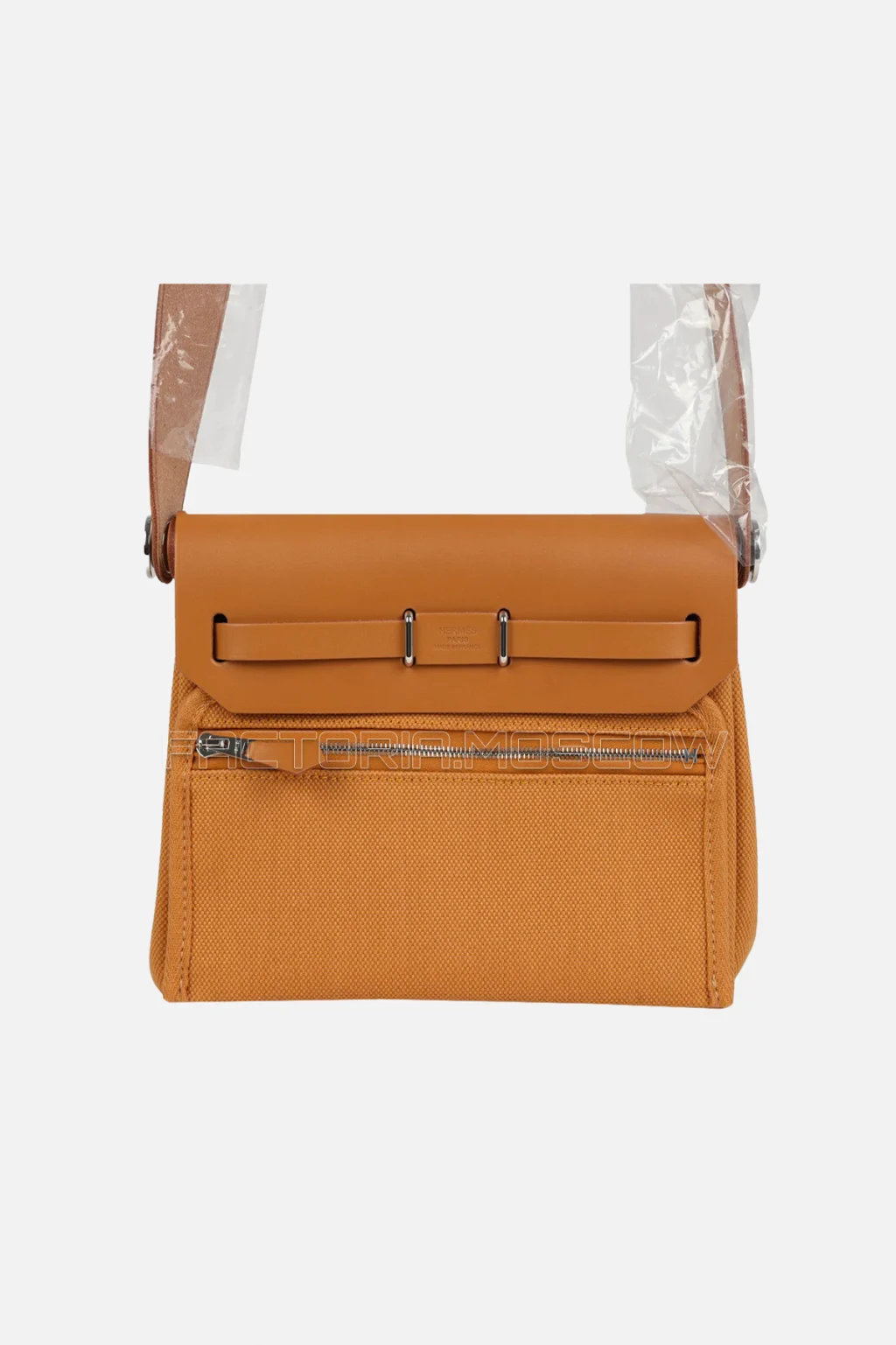 Hermès Herbag Zip 20 Mini Naturel Sable Toile Militaire Canvas And Vache Hunter PHW