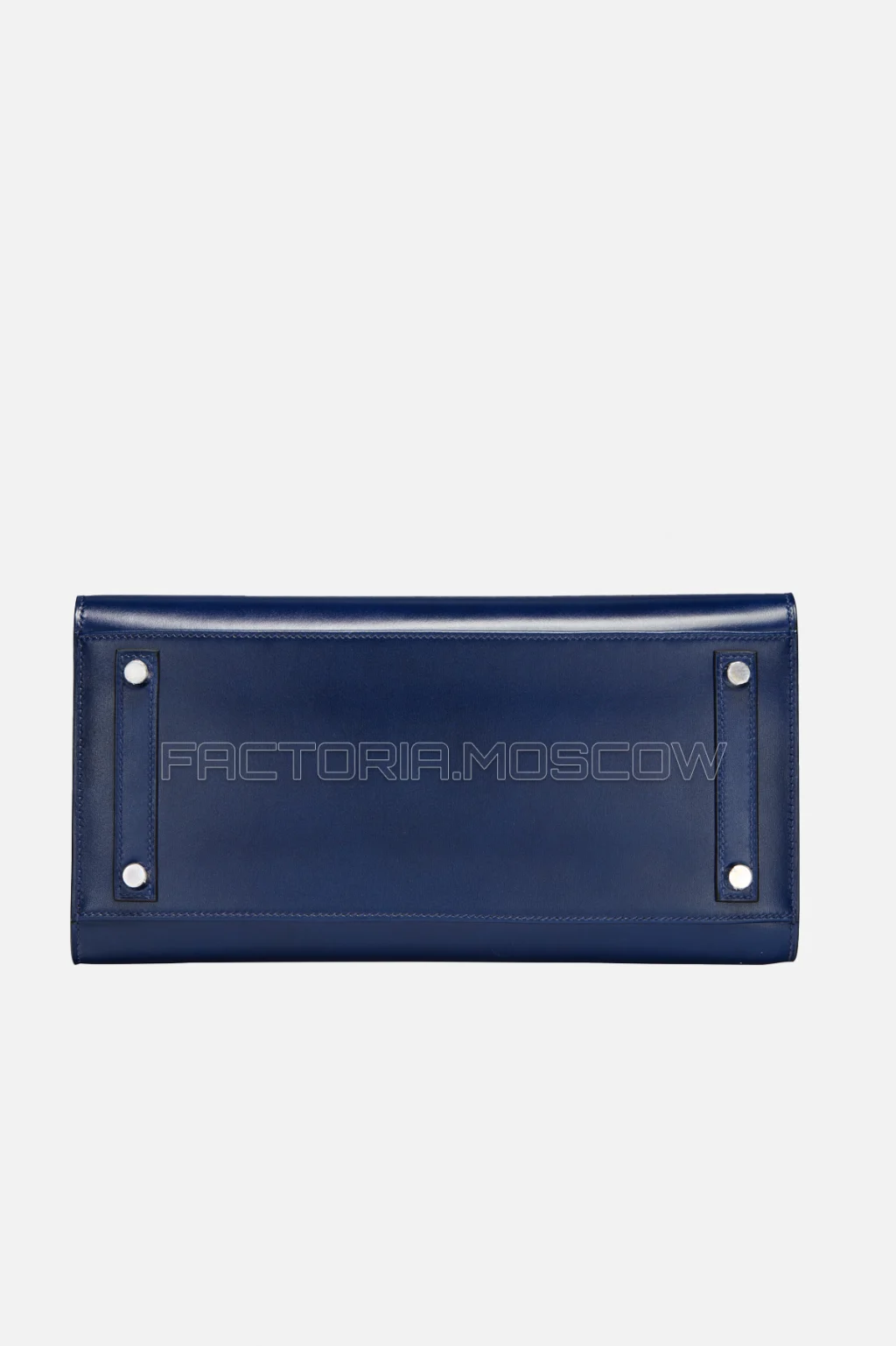 Hermes Birkin Sellier 30 Bleu Saphir Calf Box PHW