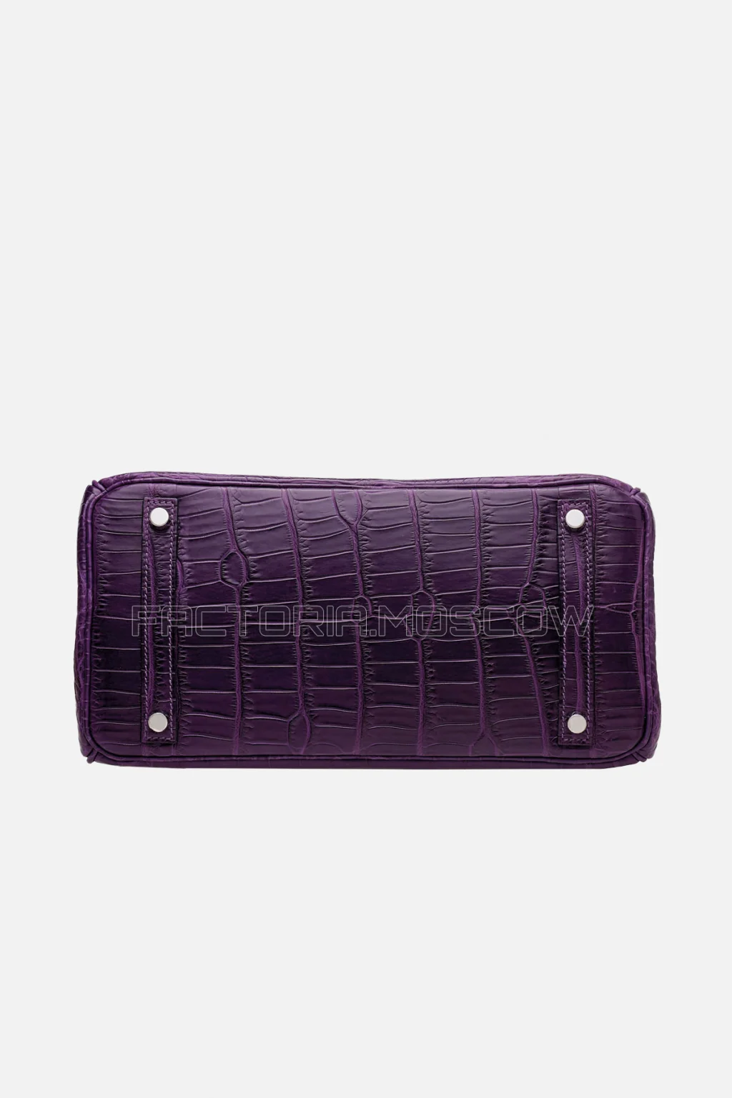 Hermes Birkin 30 Matte Amethyste Niloticus Crocodile PHW