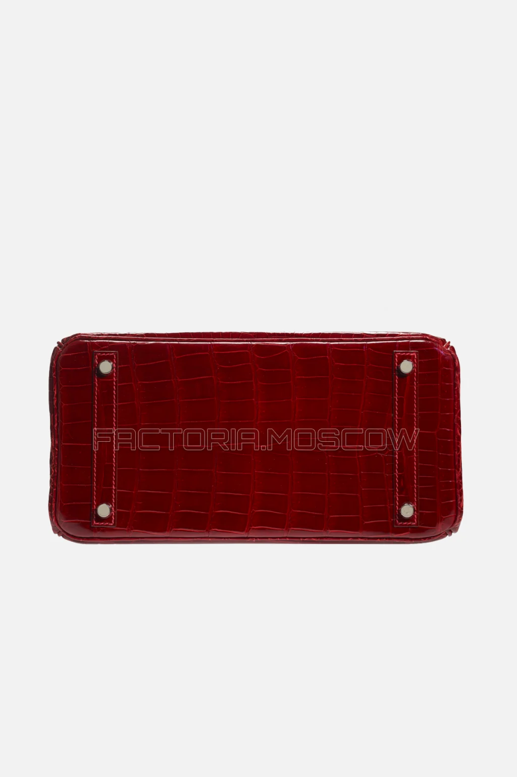 Hermes Birkin 30 Shiny Rouge Vif Niloticus Crocodile PHW