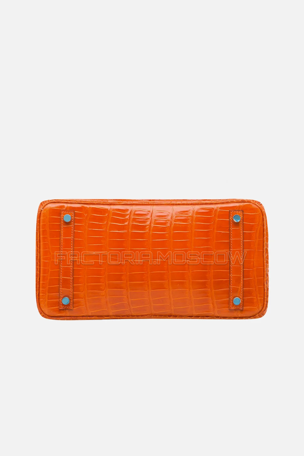 Hermes Birkin 30 Shiny Orange H Porosus Crocodile PHW