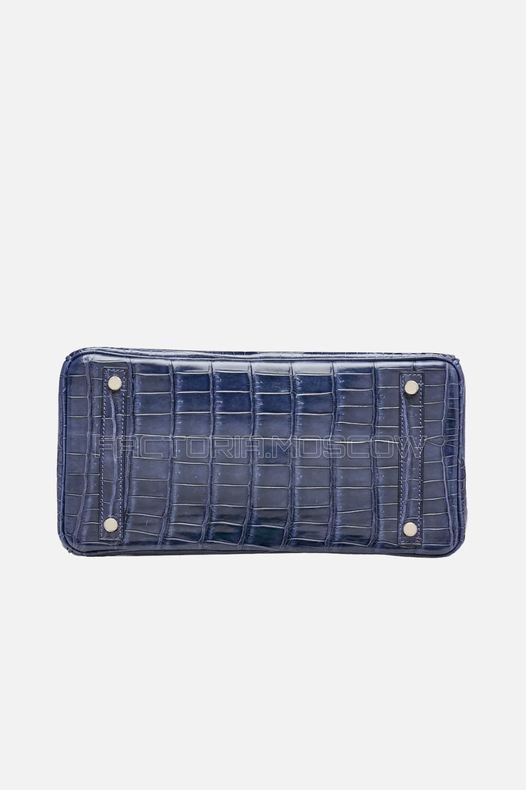 Hermes Birkin 30 Shiny Bleu Adysse Porosus Crocodile PHW