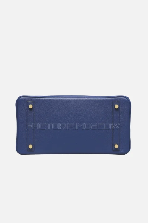 Hermes Birkin 30 Bleu Saphir Evercolor GHW