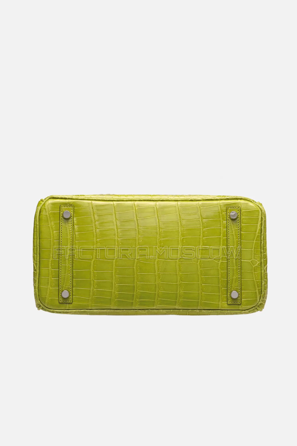 Hermes Birkin 30 Shiny Vert Chartreuse Porosus Crocodile PHW