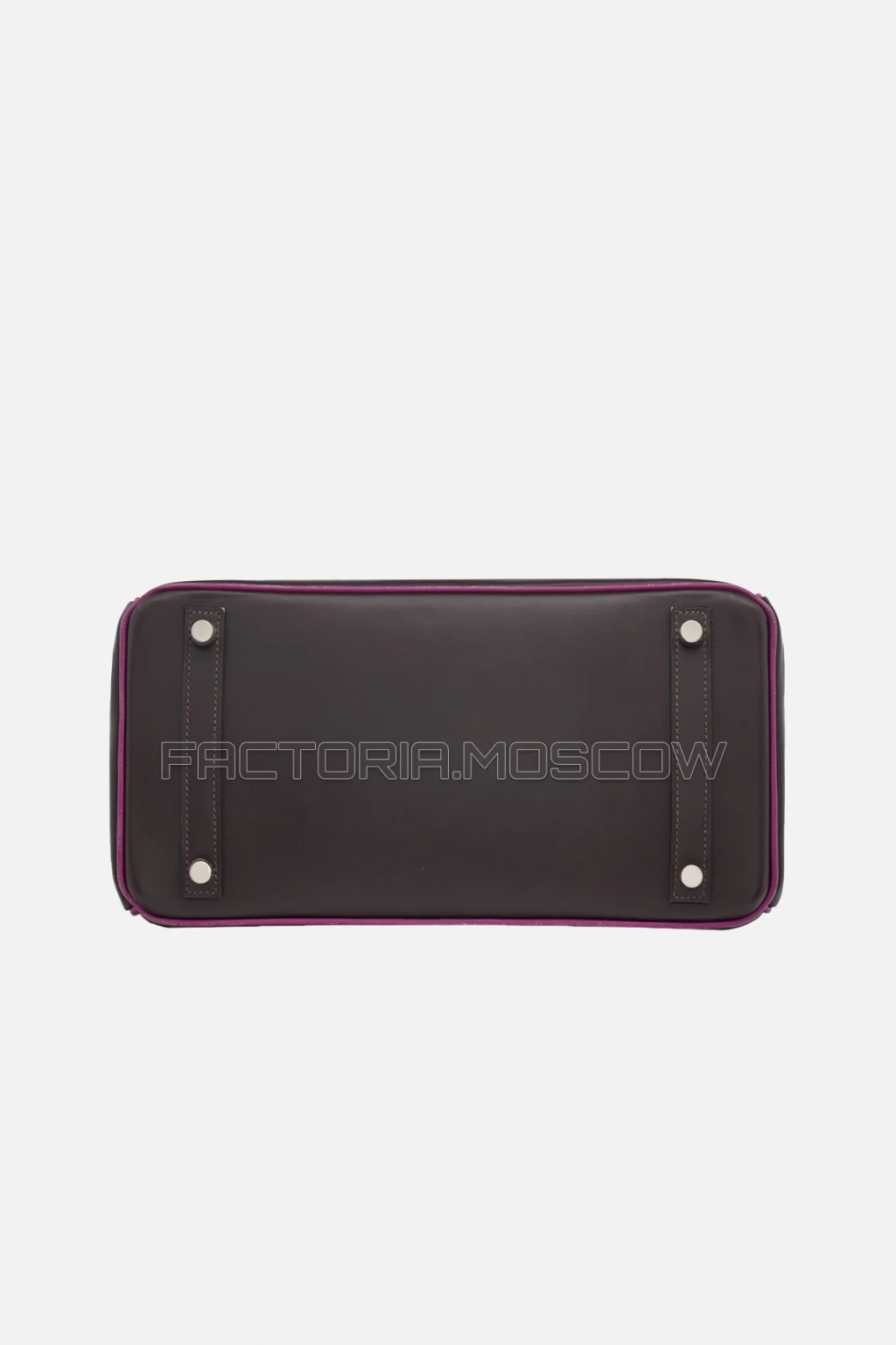 Hermes Birkin 30 Ébene Calf Box/Cyclamen PHW