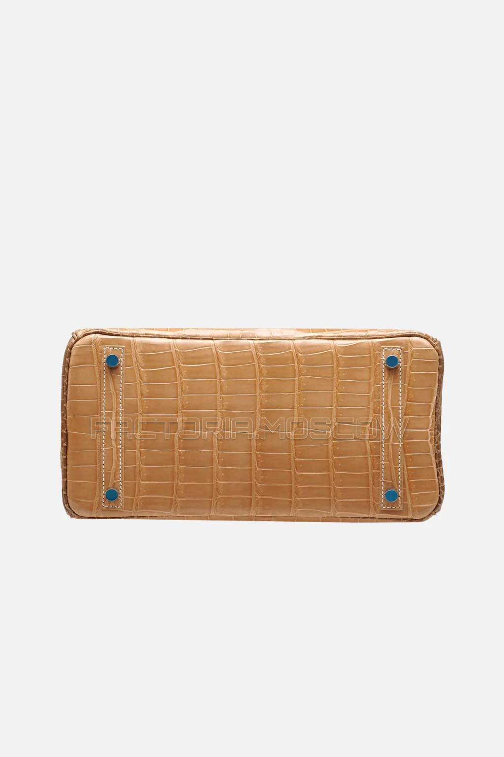 Hermes Birkin 30 Poussiere/Ficelle Porosus Crocodile PHW