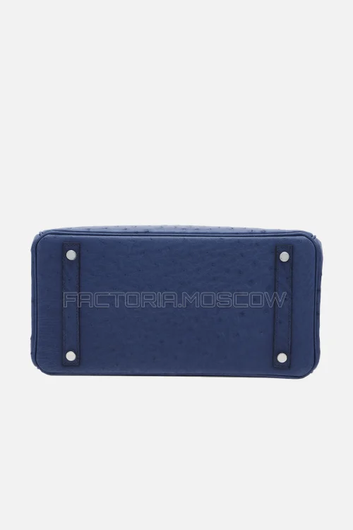 Hermes Birkin 30 Bleu Roi Ostrich PHW