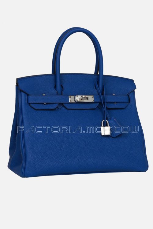 Hermès Birkin 30 Bleu Royal Togo PHW