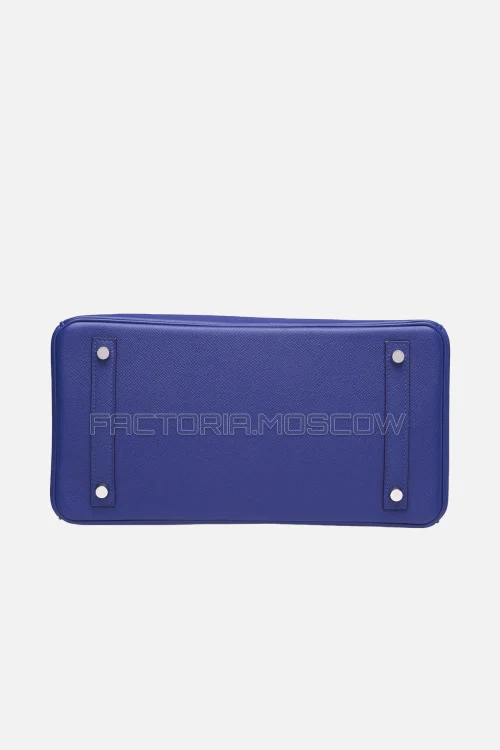 Hermes Birkin 30 Bleu Électrique Epsom PHW