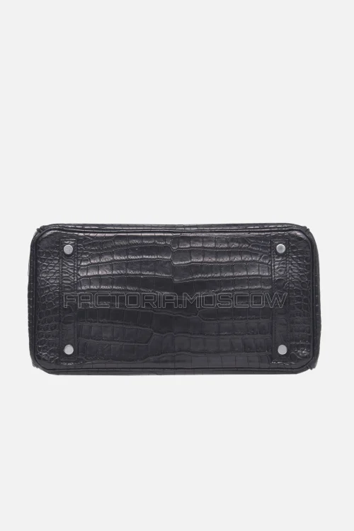 Hermes Birkin 30 Matte Black Porosus Crocodile PHW
