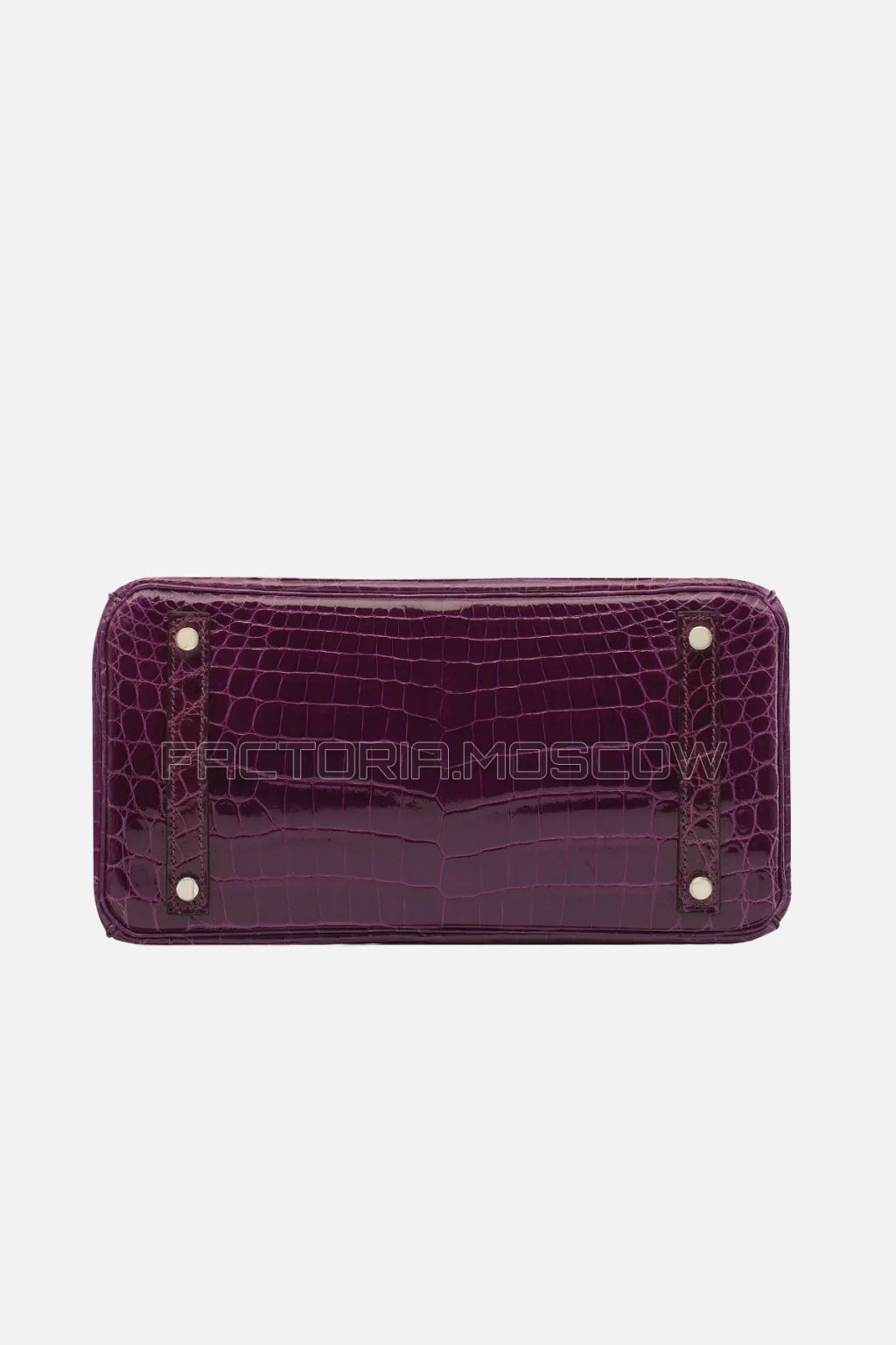 Hermes Birkin 30 Shiny Amethyste Niloticus Crocodile PHW