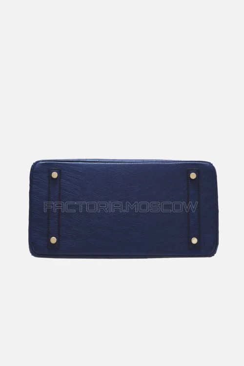 Hermes Birkin 30 Blue De Malte Ostrich GHW