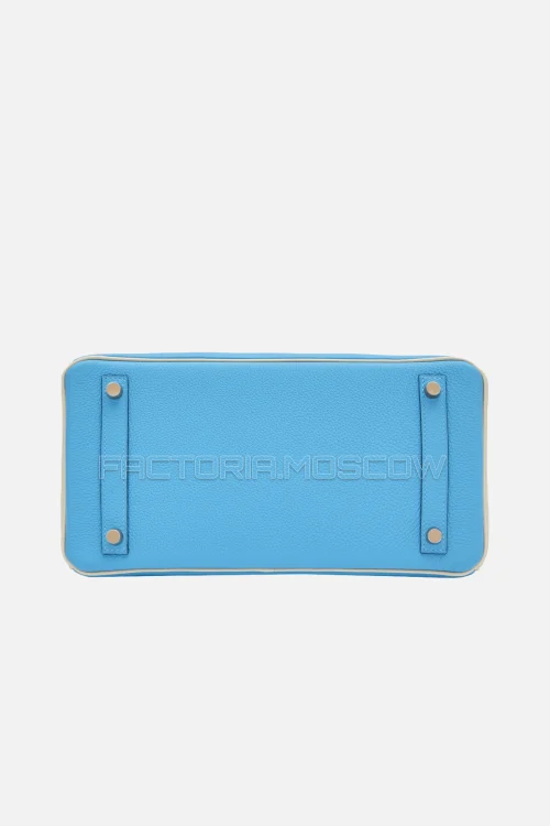 Hermes Birkin 30 Bleu Celeste/Craie Togo RGHW