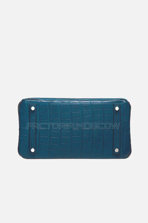 Hermes Birkin 30 Matte Alligator Colvert/Graphite PHW