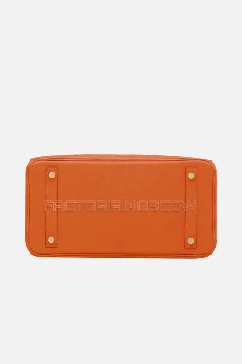 Hermes Birkin 30 Orange Ostrich GHW