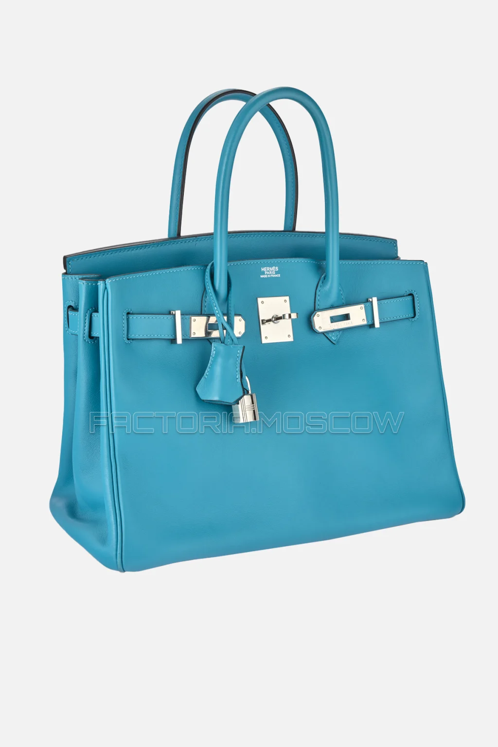 Hermes Birkin 30 Turquoise Swift PHW