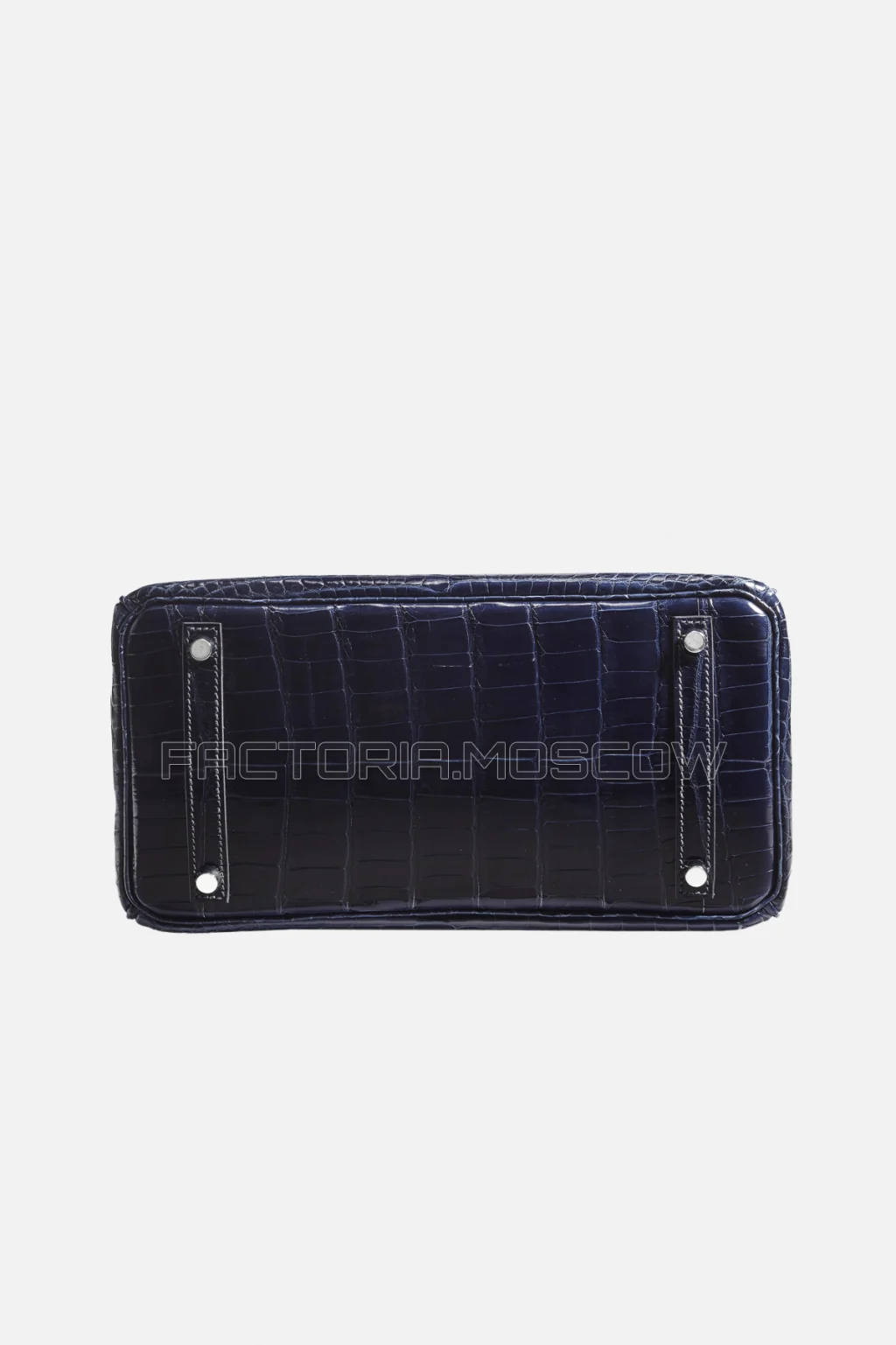 Hermes Birkin 30 Shiny Bleu Marine Niloticus Crocodile PHW