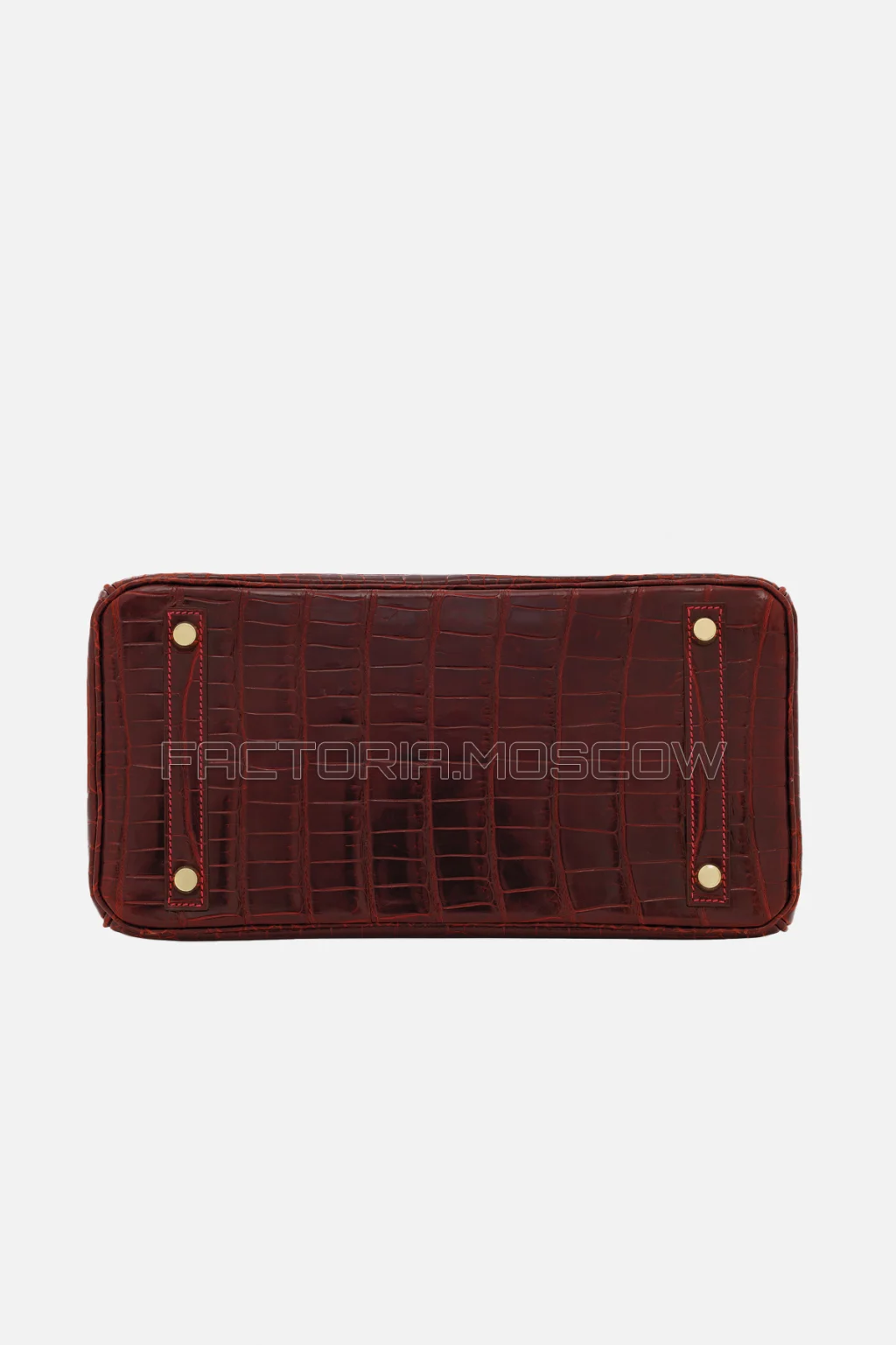 Hermes Birkin 30 Shiny Rouge H Porosus Crocodile GHW