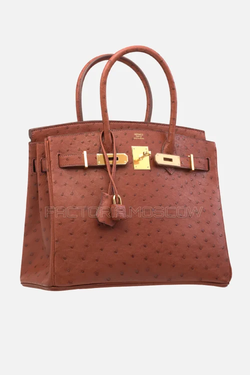 Hermes Birkin 30 Sunset Ostrich GHW