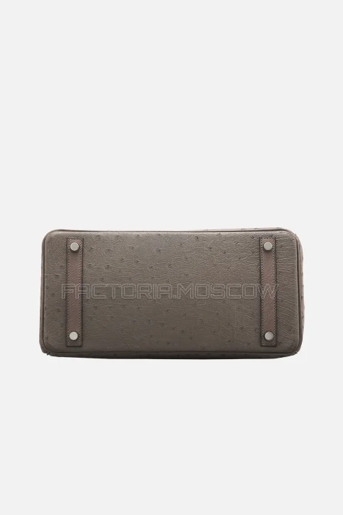 Hermes Birkin 30 Gris Tourterelle Ostrich PHW