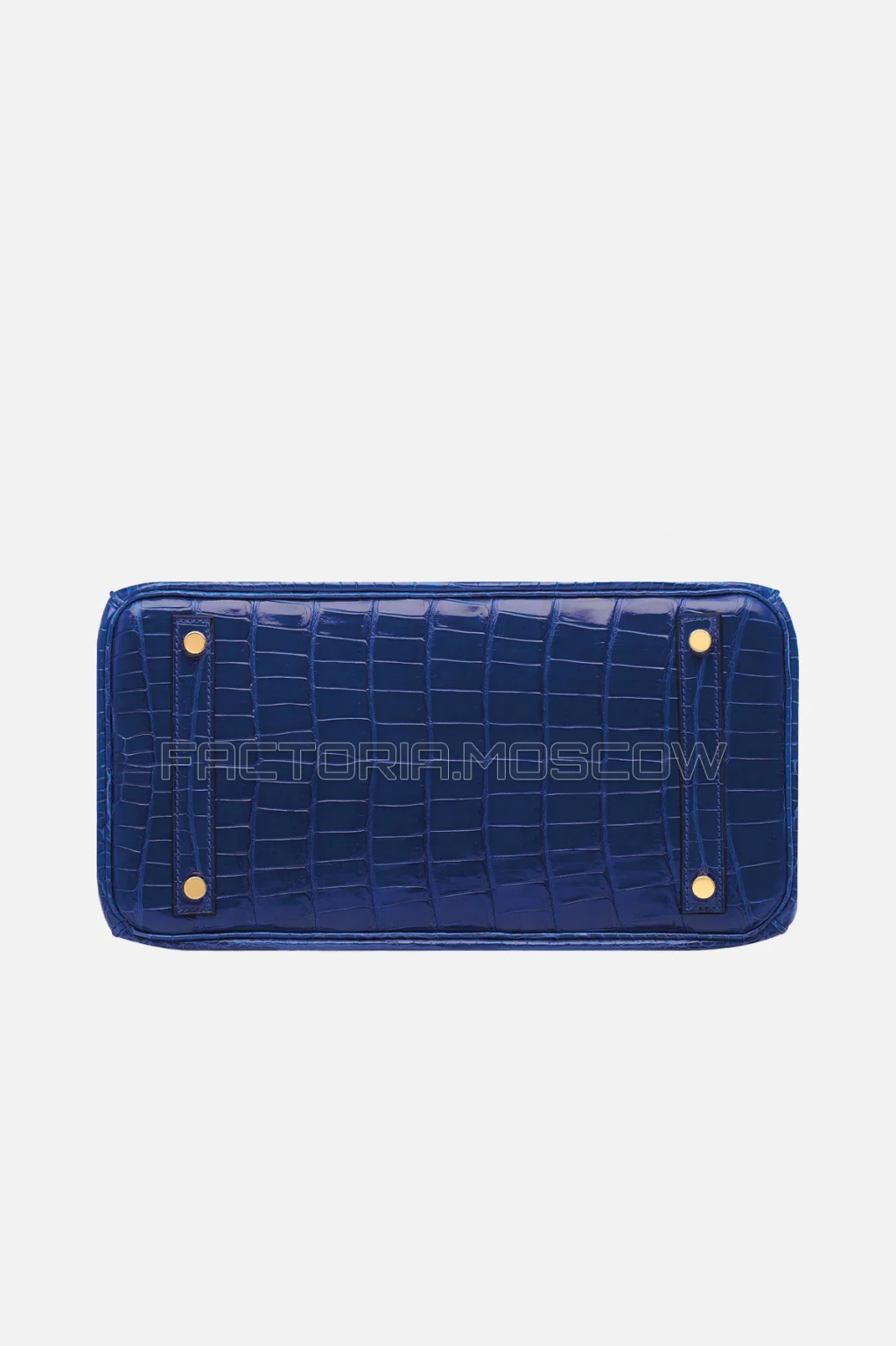 Hermes Birkin 30 Shiny Bleu Électrique Porosus Crocodile GHW