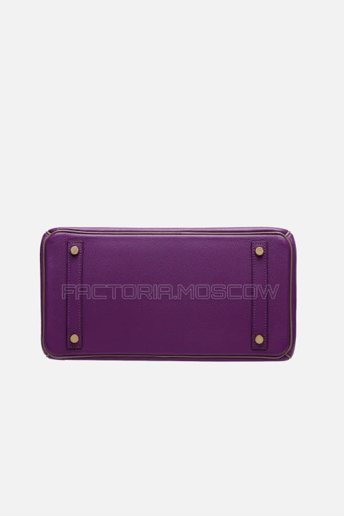 Hermes Birkin 30 Anemone/Griolet Chevre GHW