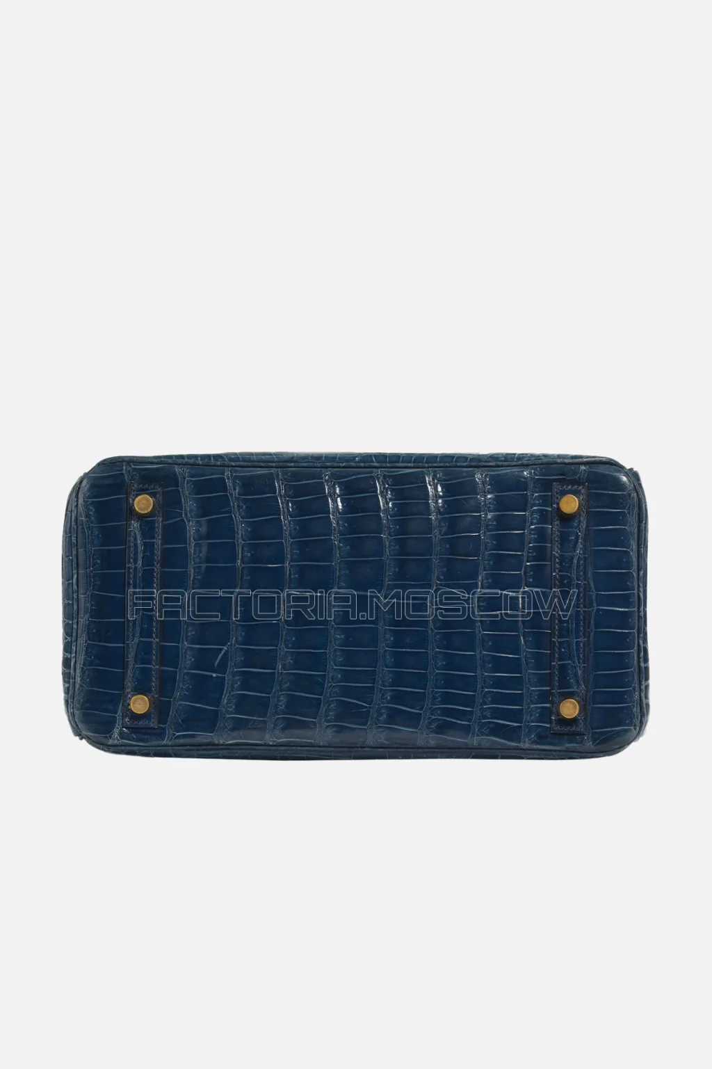 Hermes Birkin 30 Shiny Bleu Roi Porosus Crocodile GHW