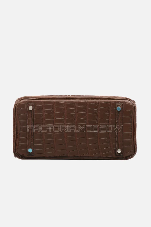 Hermes Birkin 30 Matte Havane Alligator PHW