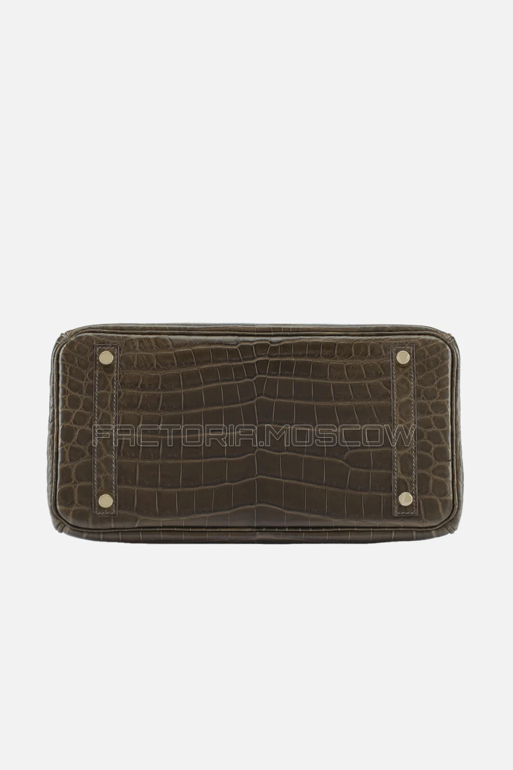 Hermes Birkin 30 Matte Gris Elephant Niloticus Crocodile GHW