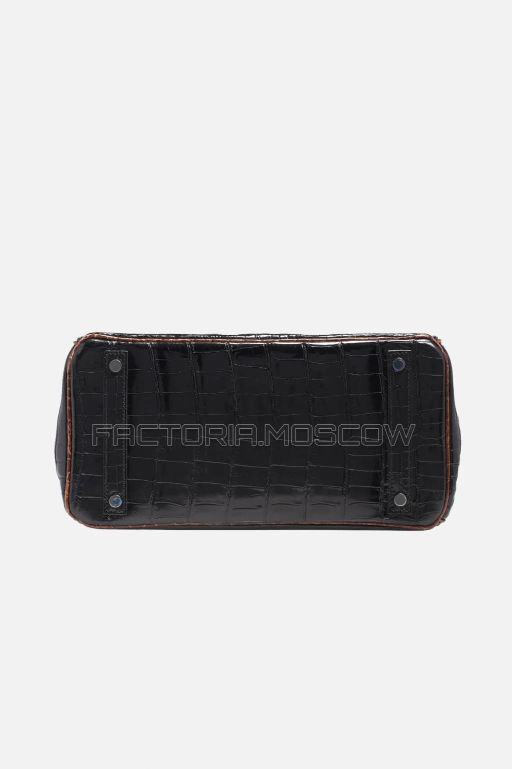 Hermes Birkin 30 Shiny Black/Miel Niloticus Crocodile Phw
