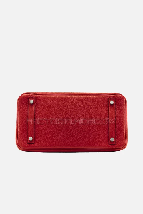 Hermes Birkin 30 Rouge Vif Clemence PHW