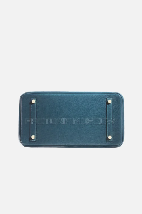 Hermes Birkin Touch 30 Matte Vert Cypres Alligator/Togo GHW