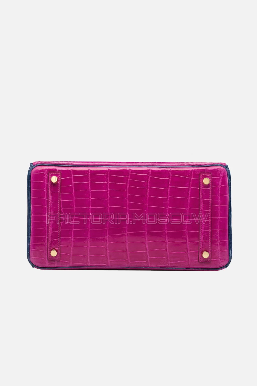 Hermes Birkin 30 Shiny Rose Scheherazade/Bleu Saphir Niloticus Crocodile GHW