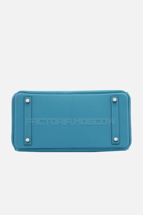 Hermes Birkin 30 Turquoise Chevre PHW