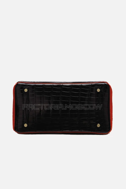 Hermes Birkin 30 Shiny Black/Geranium Niloticus Crocodile GHW