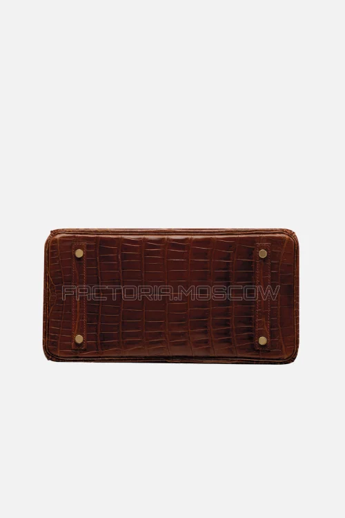 Hermes Birkin 30 Shiny Miel Porosus Crocodile GHW
