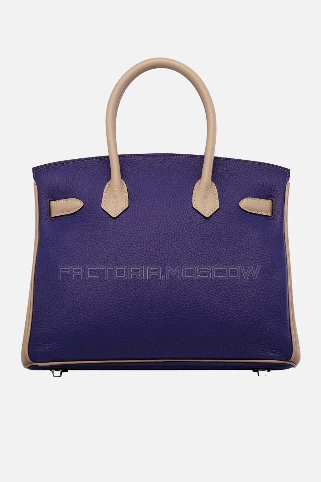 Hermes Birkin 30 Iris/Argile Clemence PHW