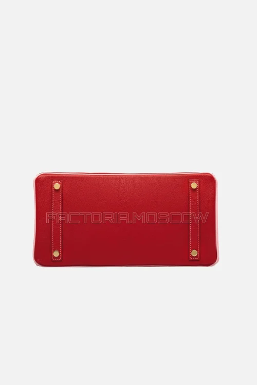 Hermes Birkin 30 Rouge Casaque/Rose Sakura Chevre With Brushed GHW